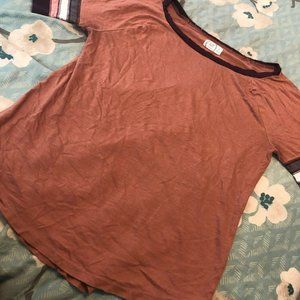 Maurice’s medium shirt striped sleeves